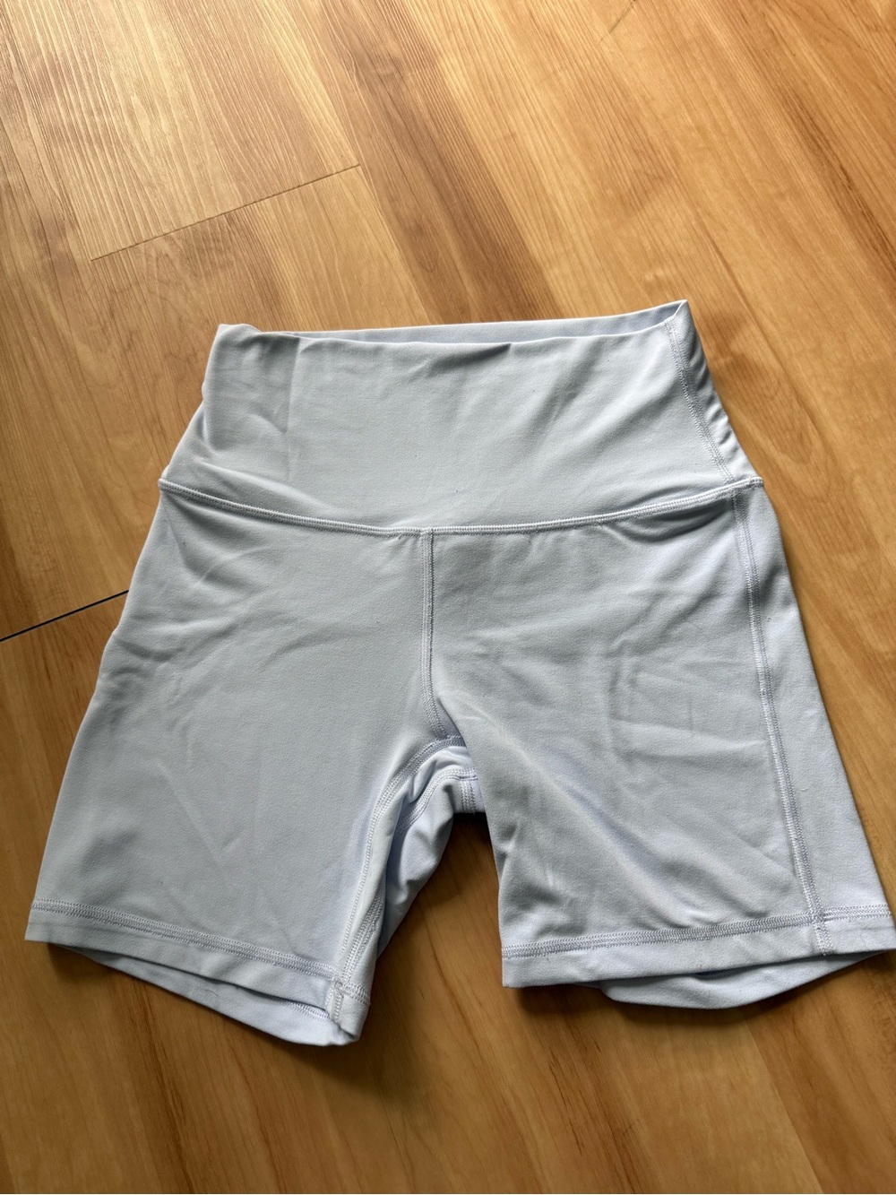 lululemon athletica Light blue High-Waist Athletic Bike Shorts